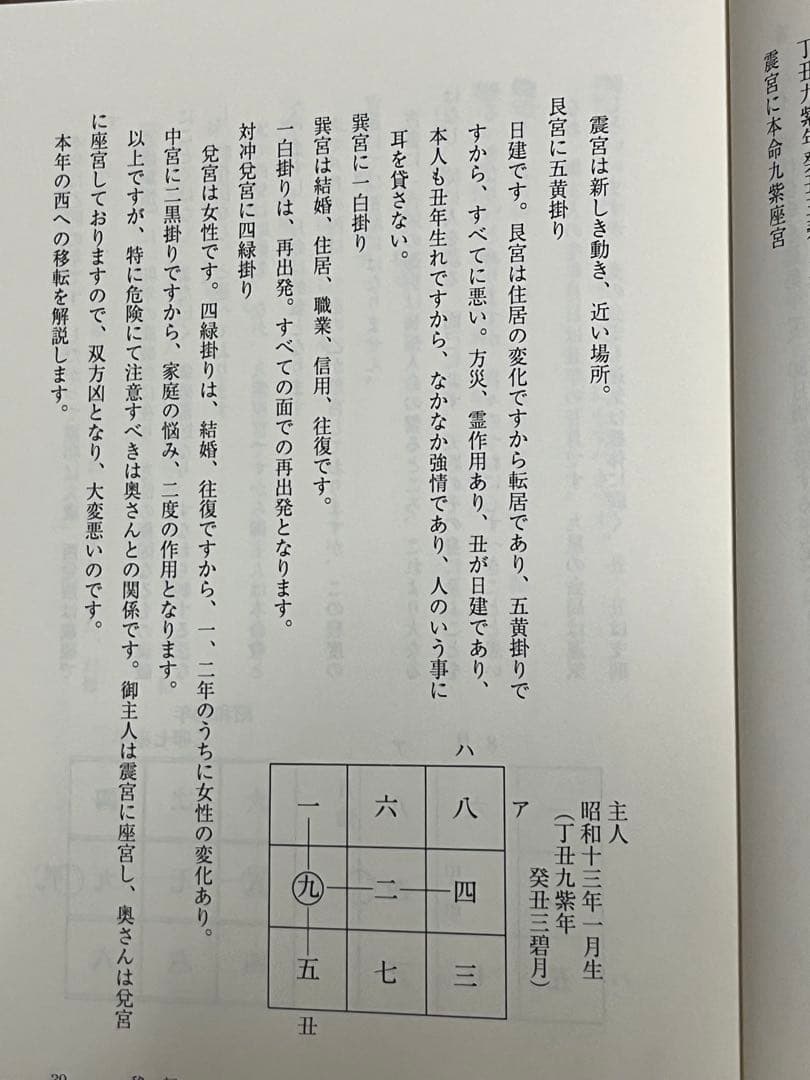 九星日盤鑑定要法【匿名配送】