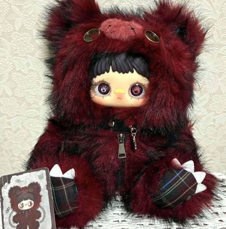 Maymei ♡霉霉 反逆ぬいぐるみシリーズ 400％ 赤くま バッグリュック