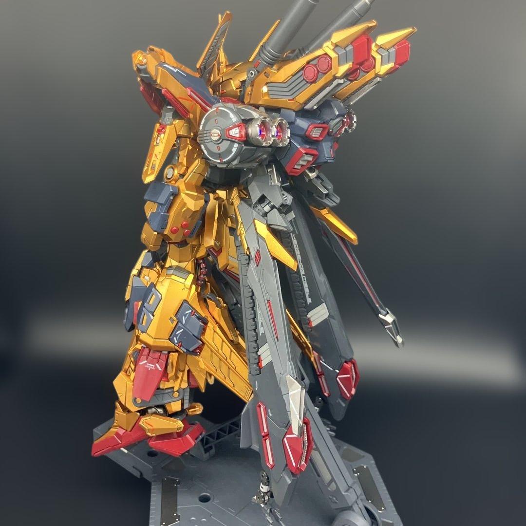 MG 1/100 神馬模型 黄金武士 フルアーマー百式改 全塗装完成品 - メルカリ