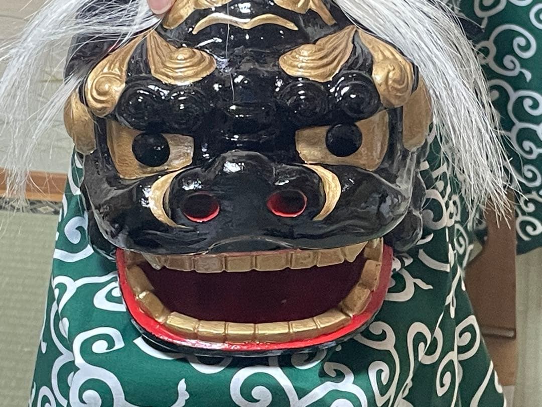 はなちゃん様専用 特注黒獅子 昼神小獅子造形工房作 - メルカリ