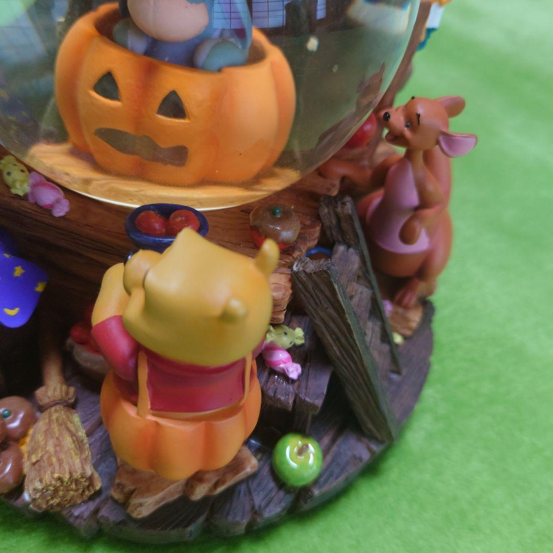 スノードーム ディズニー イーヨー プーさん ハロウィン オルゴール付き
