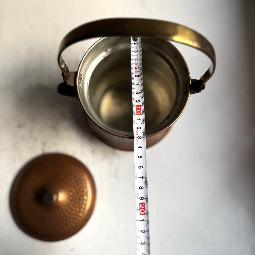 811 ヴィンテージ 純銅製ケトル やかん ポット 民芸 工芸 美品 - メルカリ