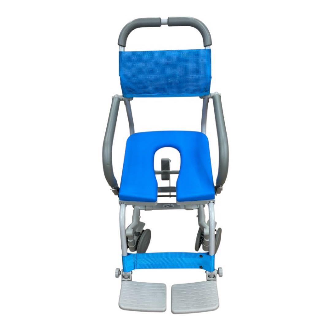 【美品】UCHIE 入浴用車椅子 ウチヱ (法人様限定) シャワーキャリー 入浴用車椅子 はいらーくチルト