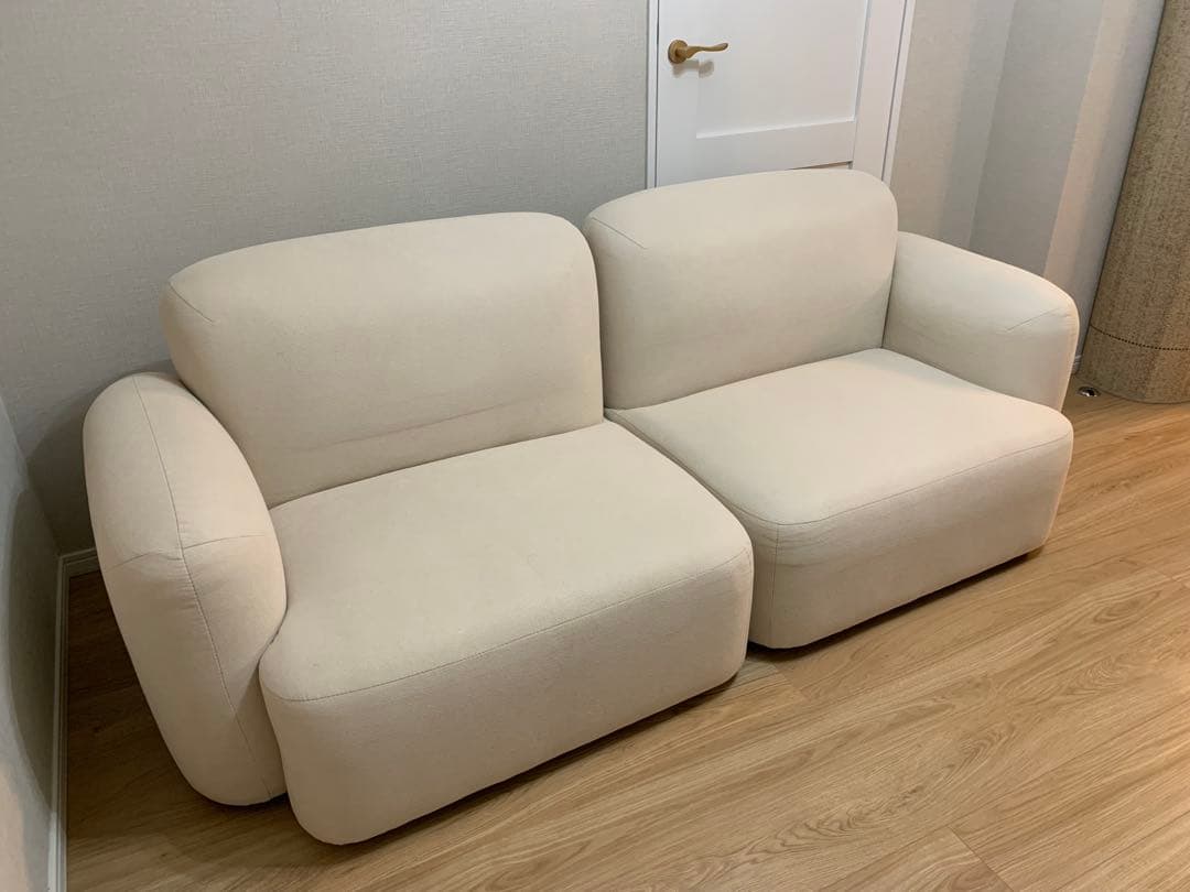 不二貿易chamill 41304 41305 ソファセット 不二貿易 Chamill 1人掛けソファ(左肘) アイボリー 41305 | 家具