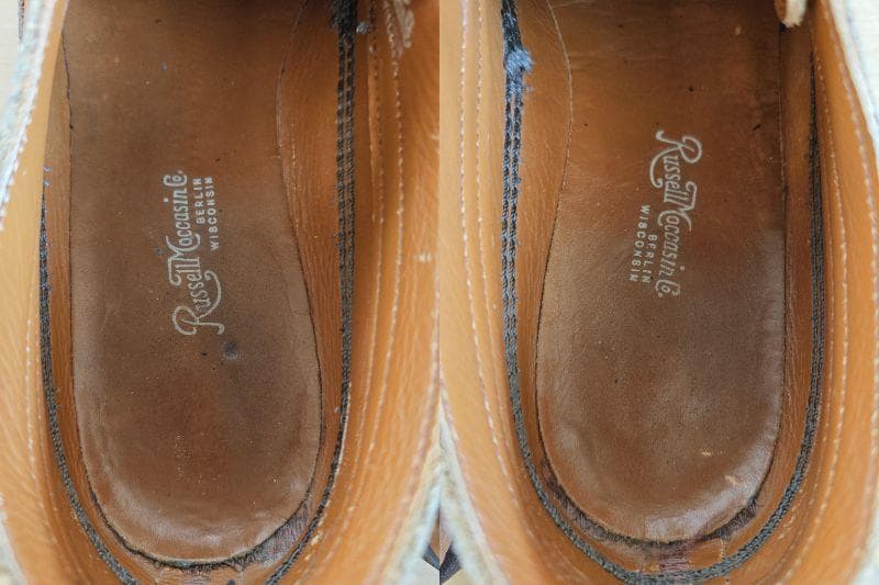 OK ラッセルモカシンオネイダ 8E イエロー マンソンラスト