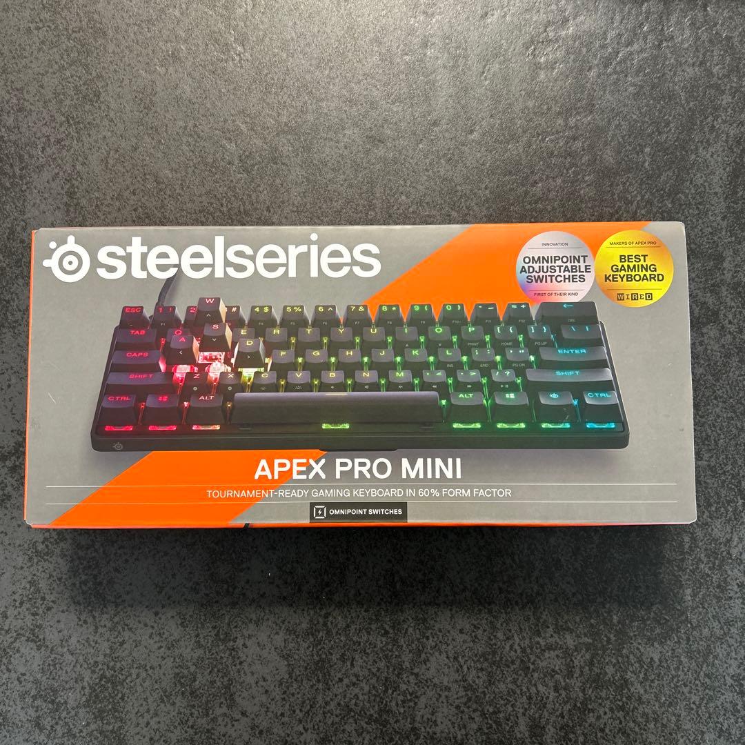 SteelSeries APEX PRO MINI ゲーミングキーボード Amazon.com: SteelSeries Apex Pro Mini HyperMagnetic Gaming