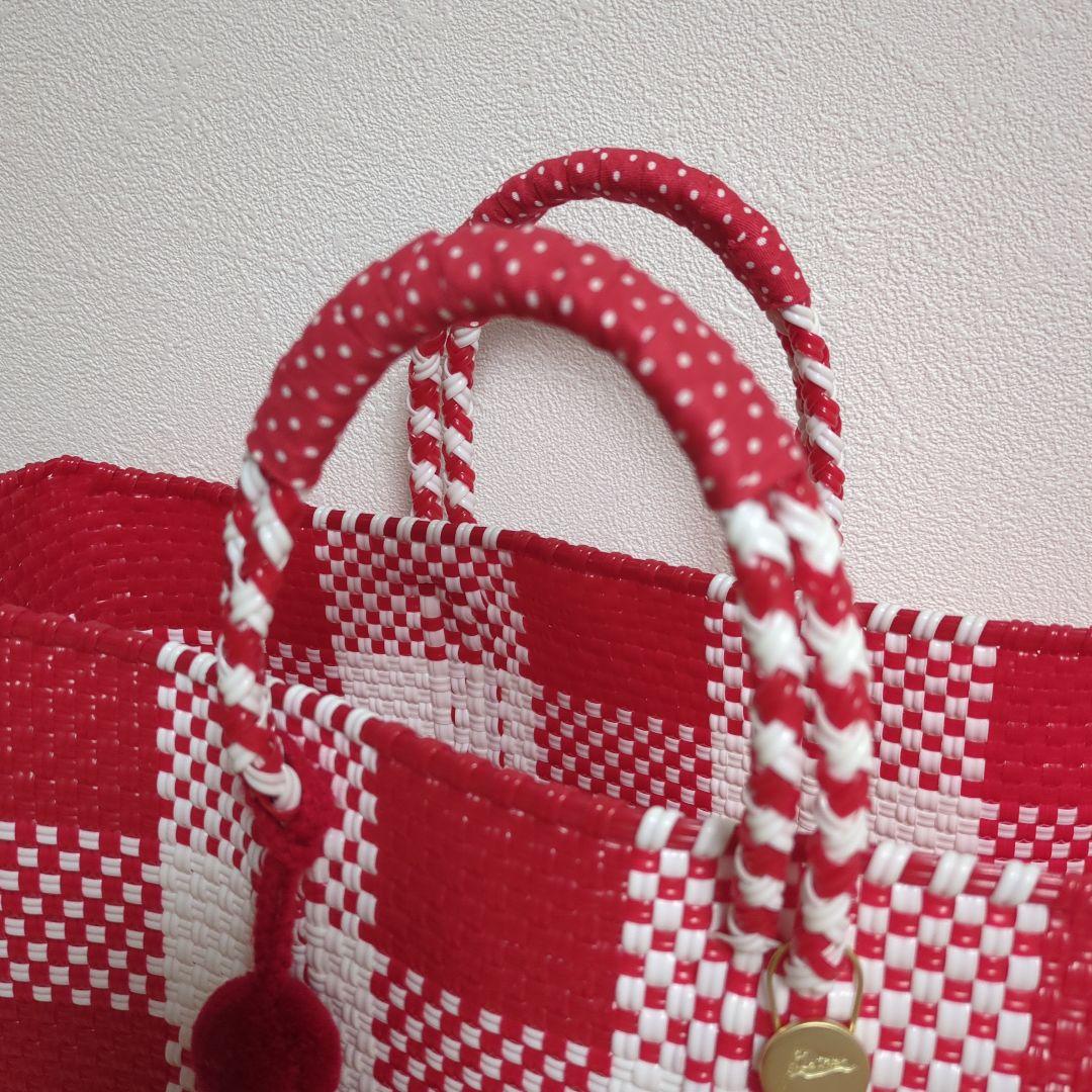 新品未使用】レトラ メルカドバッグ SHORT S ポンポンチャーム付