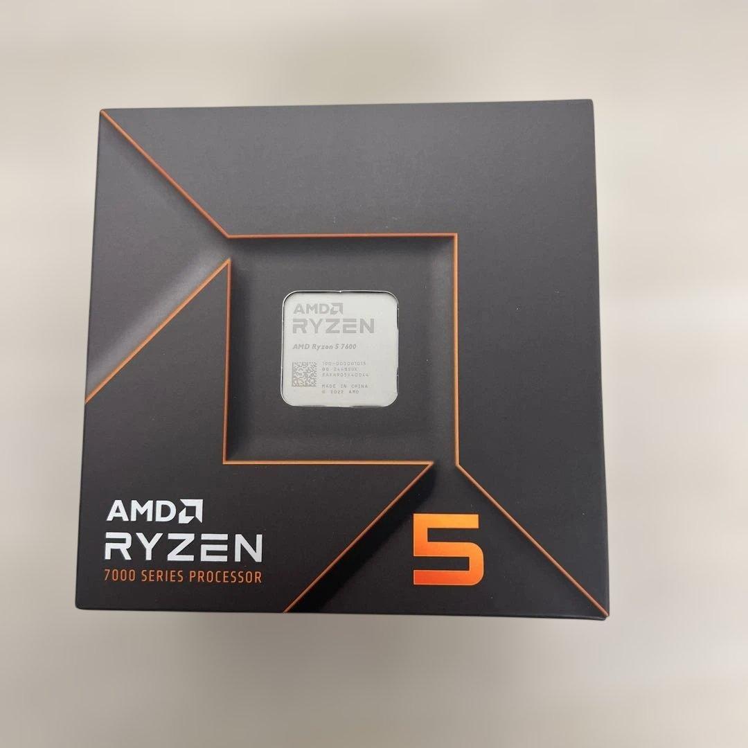 CPU 12745 AMD Ryzen 5 7600 AMD Ryzen 5 7600 BOX | パソコン工房【公式通販】