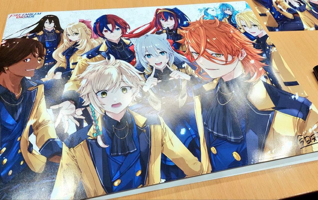 ファイアーエムブレムエンゲージ人気投票直筆サイン入りポスター最強