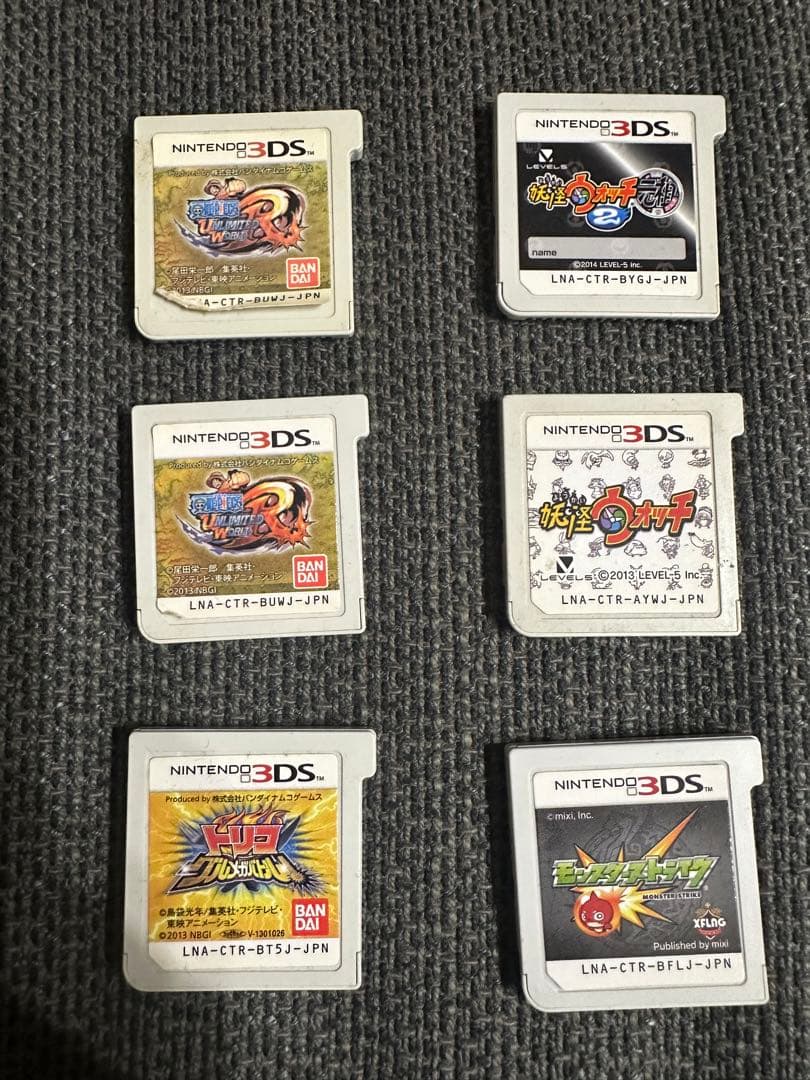 3DSソフト ジャンク品 まとめ売り スマブラ トモコレ 妖怪ウォッチ