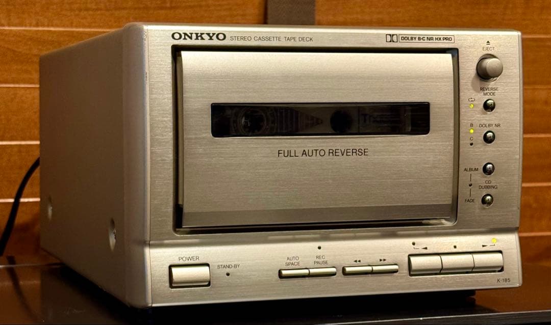 売約済み整備済動作品 オンキョー Onkyo K-185 カセットデッキ送料込み