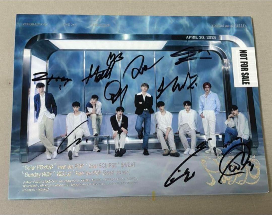 ゼベワン zerobaseone ZB1 直筆サイン入りアルバム - メルカリ