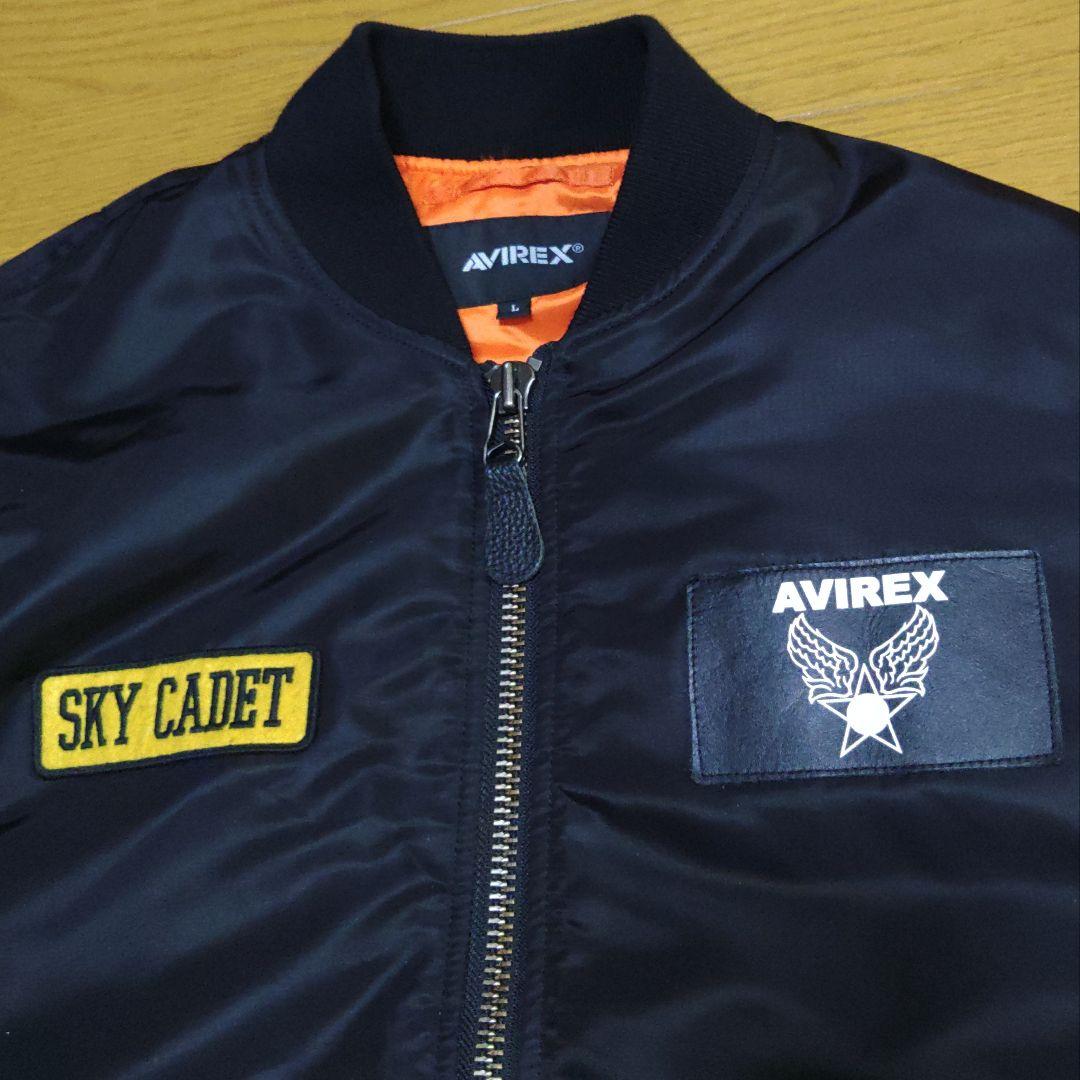 AVIREX×Disney MA-1 公式コラボ ミッキーマウス【ブラック☆L】 - メルカリ