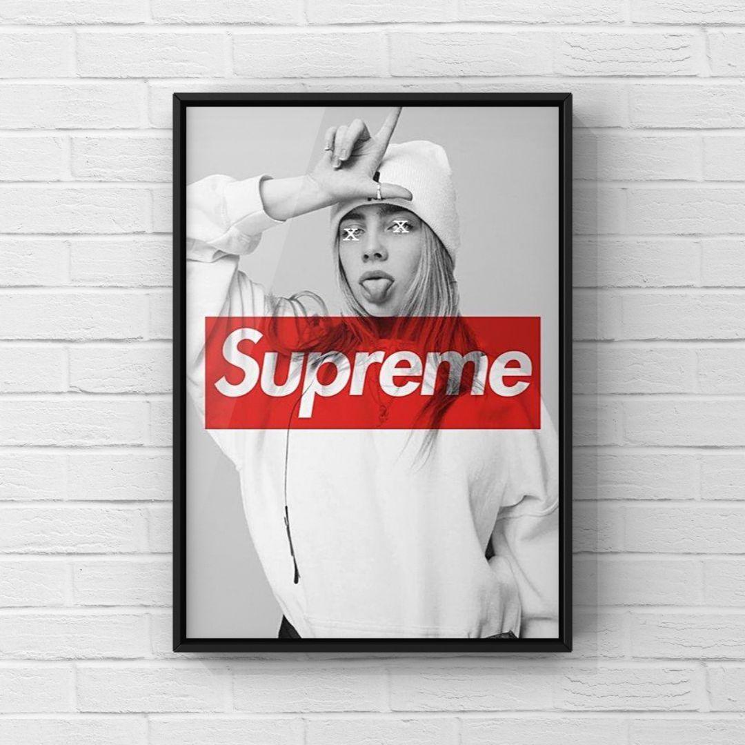 73 supreme おしゃれ アートポスター - メルカリ