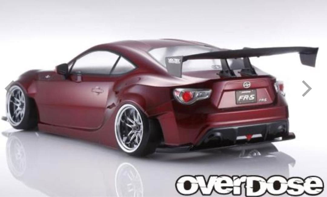 オーバードーズトヨタ 86 1/10 ラジコンボディー ドリフト rc yd-2