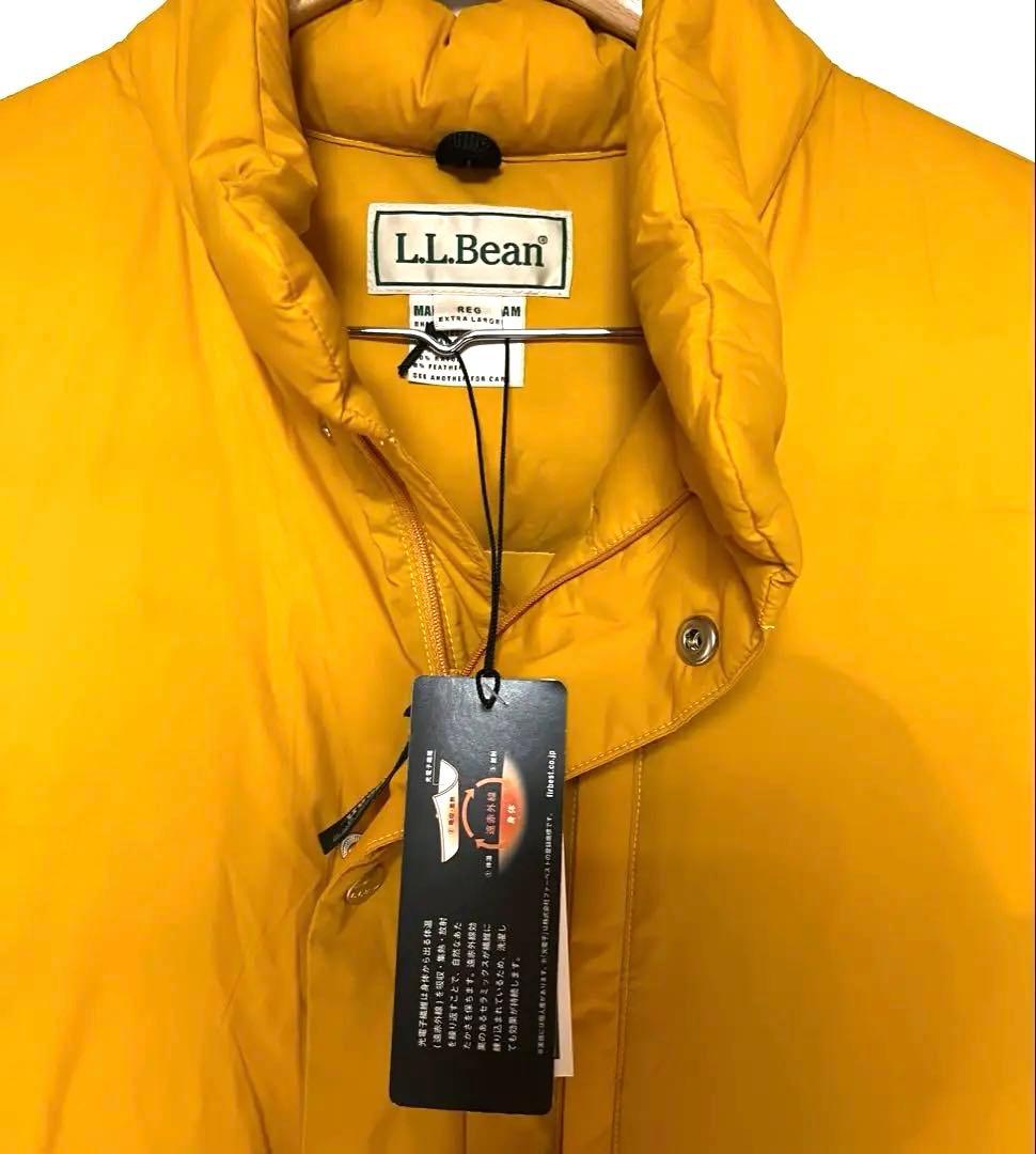 ❣️値下げ❣️L.L.Bean GOLDダウンベスト XL新品タグ付 光電子 レア色