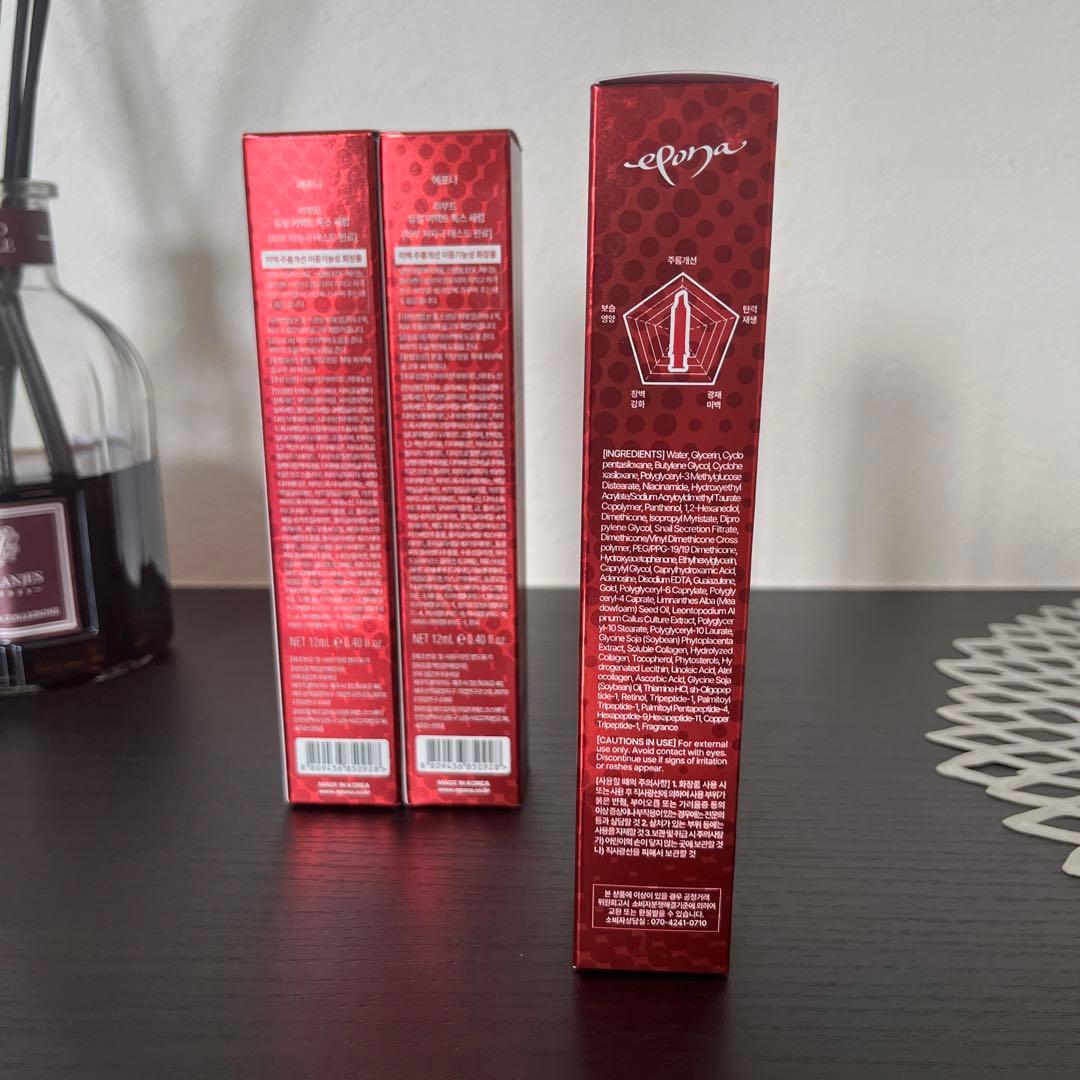 EPONA DUAL EFFECT TOX SERUM 12ml 3個 - メルカリ