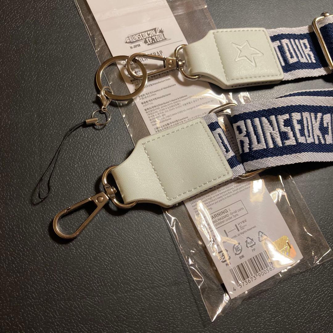 BTS ジンRUNSEOKJIN in JAPAN ショルダーストラップ - メルカリ