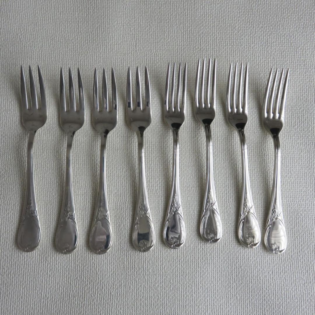 クリストフル ヴィランドリ　フォーク 8点　ヴィランドリ　ホテルライン クリストフル ヴィランドリ フォーク 8点 ヴィランドリ ホテルライン