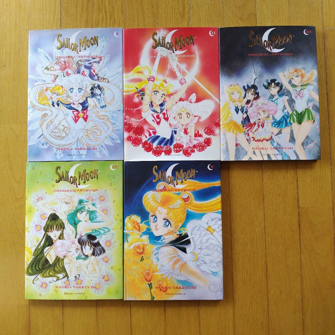 Sailormoon original-artbook 1-5 武内直子原画集 81Re69ATBCL._AC_UF350,