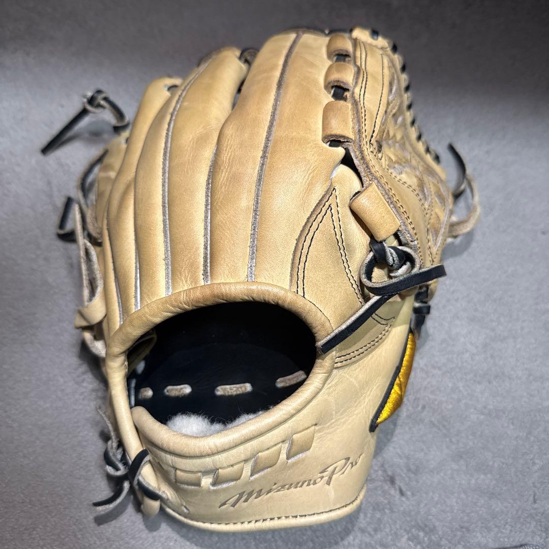 Mizuno Pro ベージュレザーグローブ Mizuno Pro ベージュレザーグローブ