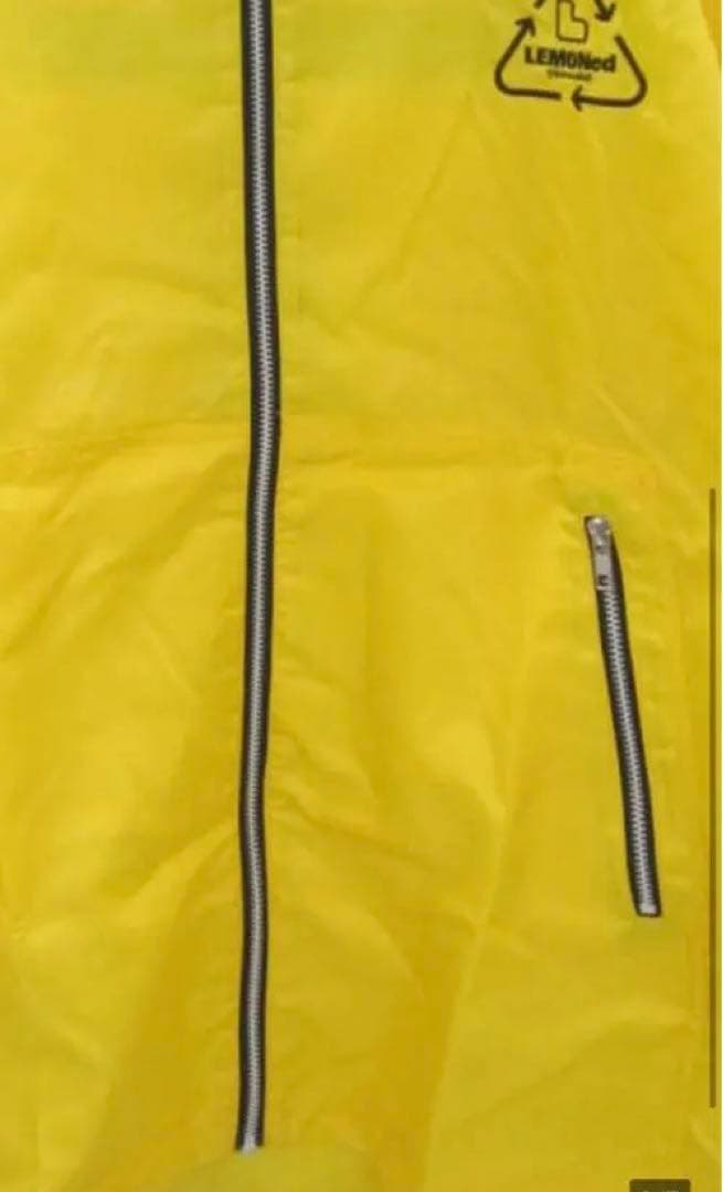 hide LEMONed ナイロンジャケット ラインパーカー イエロー 4 - メルカリ