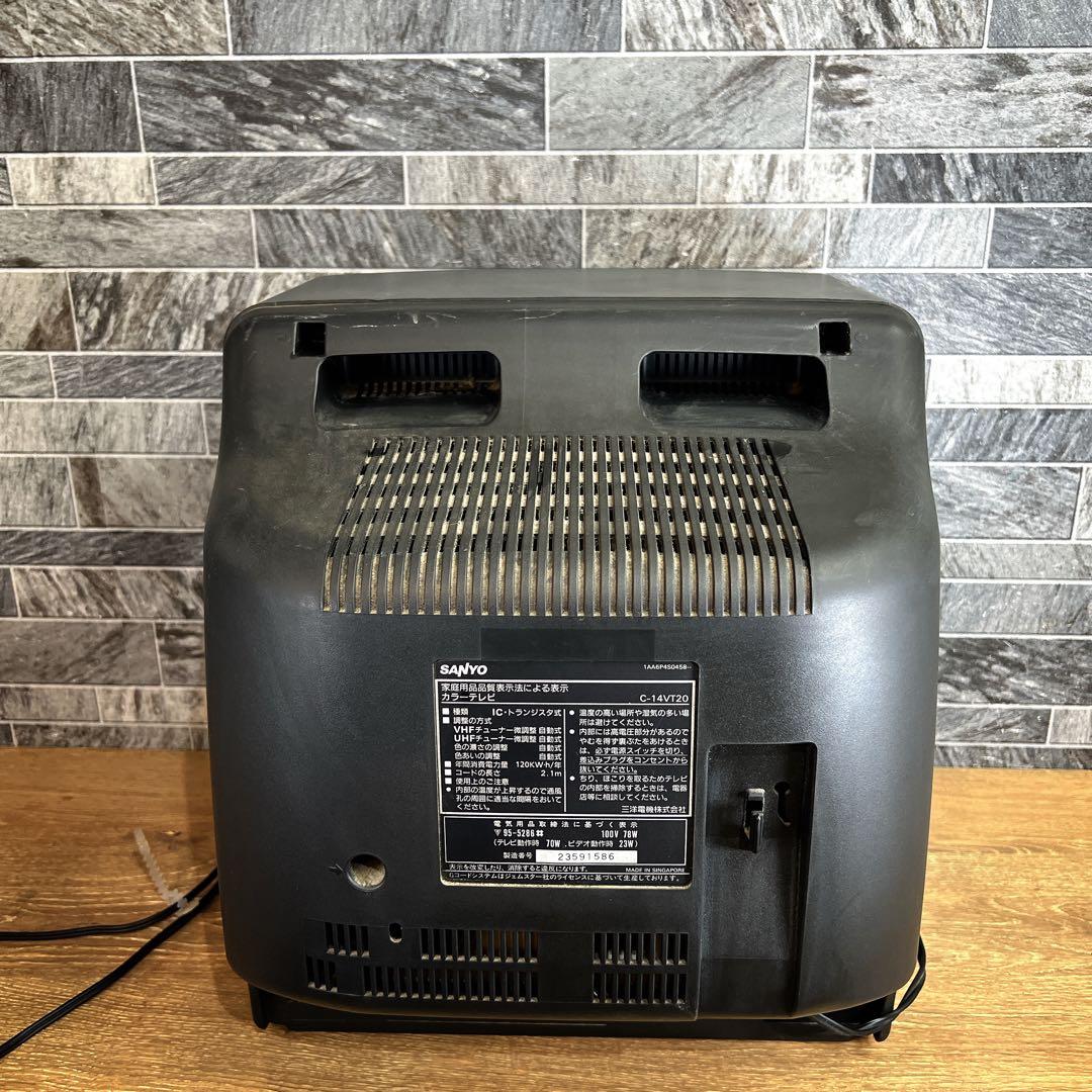 SANYO ブラウン管テレビ C-14VT20 1995年製 - メルカリ