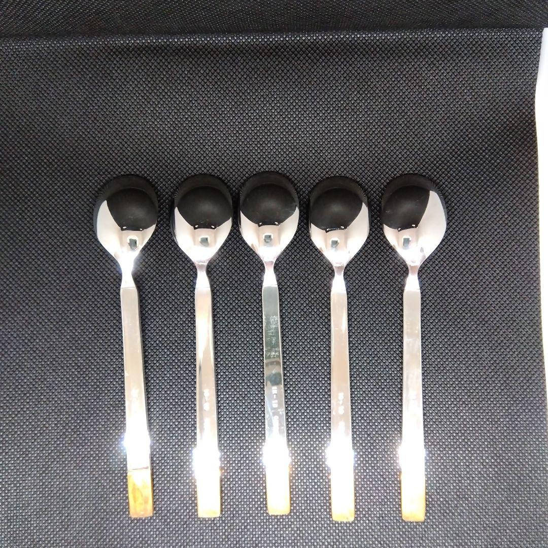 イブサンローラン ステンレススチール製スプーン5本セット - メルカリ