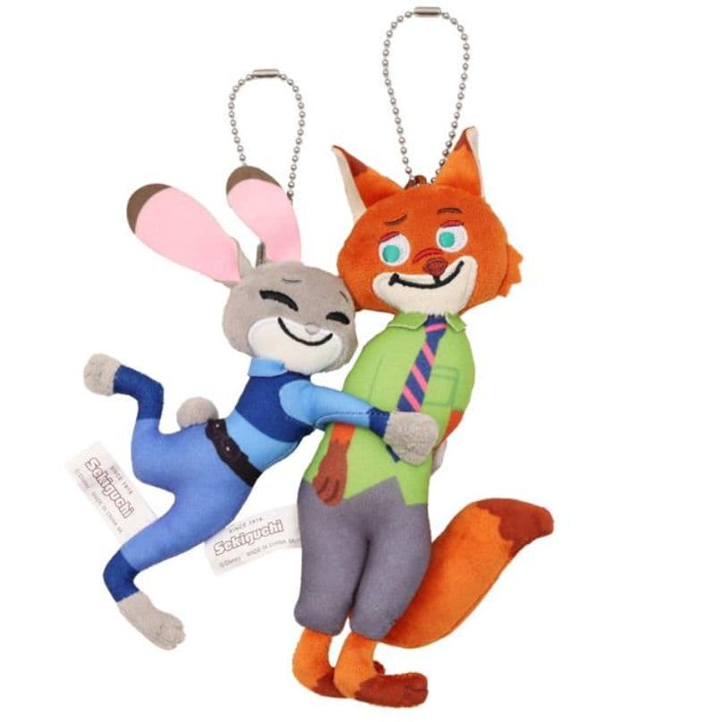 ☆未使用☆匿名配送 ズートピア2 ニック ジュディ ぬいぐるみ