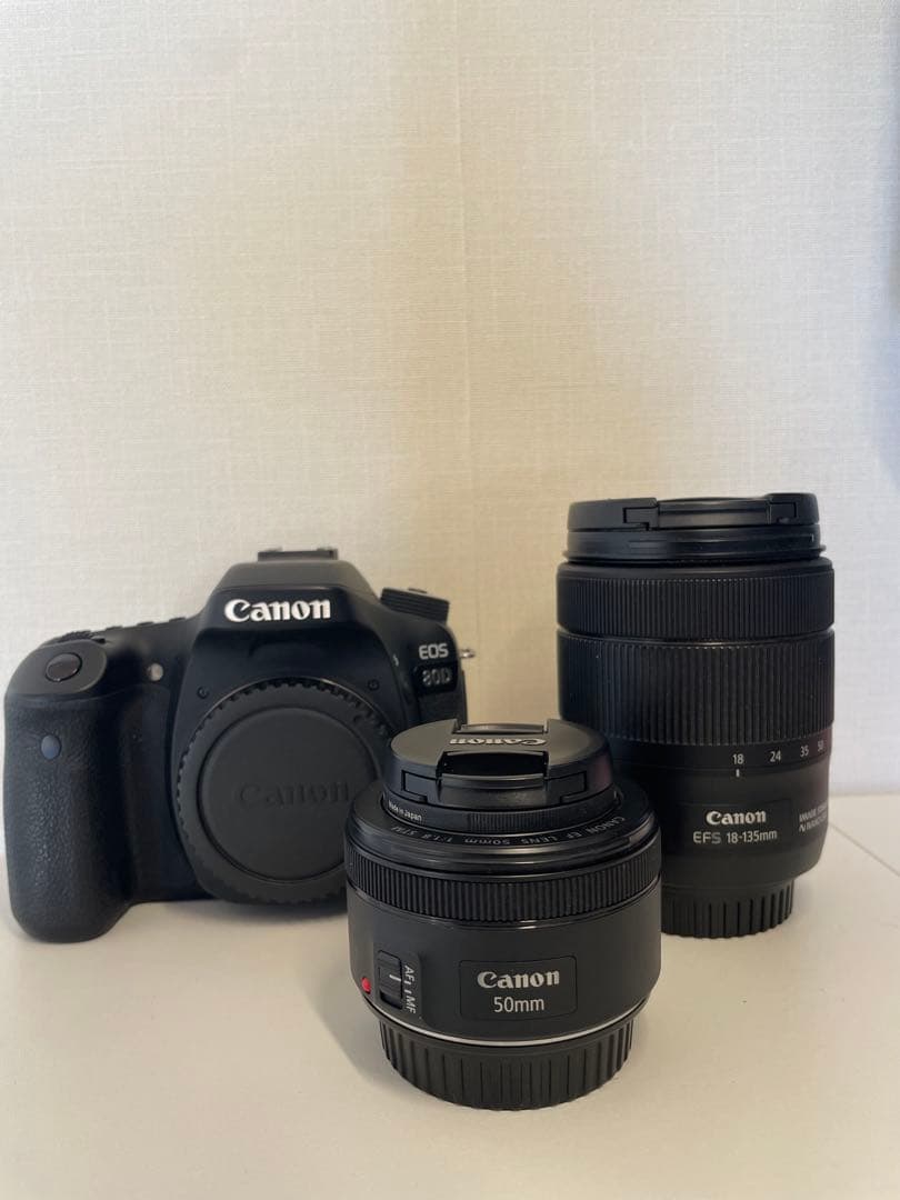 Canon EOS 80D レンズ等　フルセット Amazon.com : Canon EOS 80D Digital SLR Kit with EF-S 18-135mm f