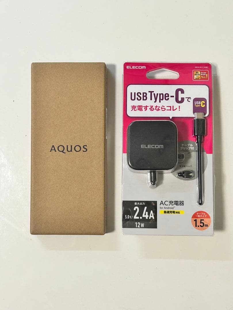 新品】SHARP AQUOS wish3 SH-M25 ホワイト+AC充電器 - メルカリ