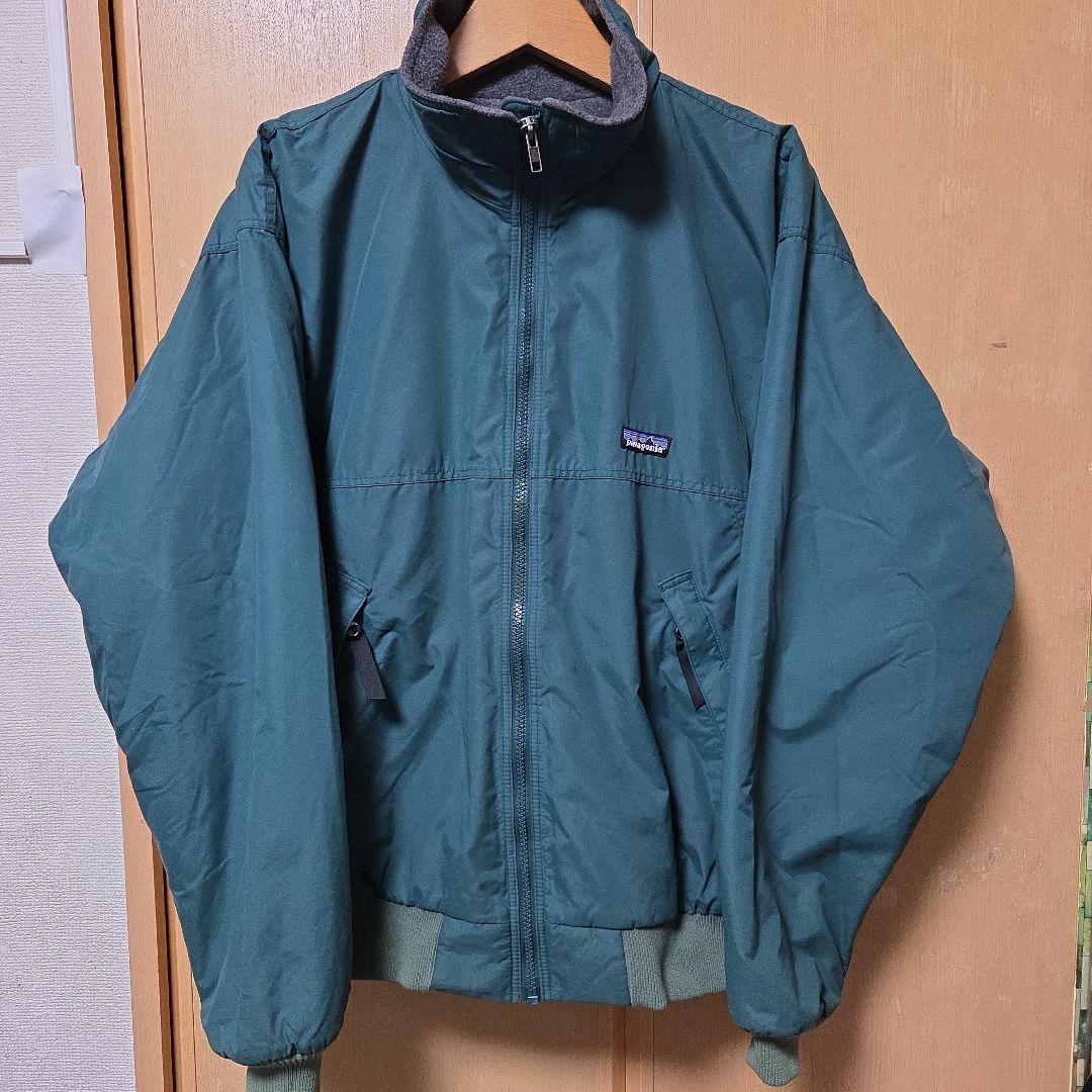 パタゴニアpatagonia シェルドシンチラ 裏地フリース ジャケット M 古着 80-90s USA製 Patagonia 裏地 フリース シェルド シンチラ シェル