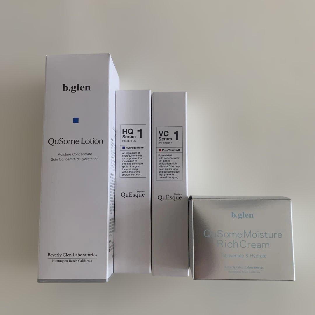 b.glen QuSome Lotion & Serum セット Brightening Care Starter Kit | b.glen