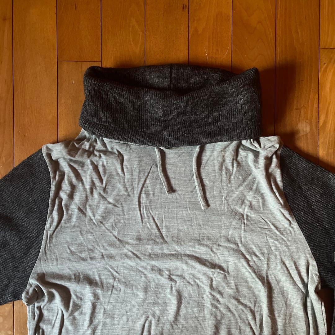 00s EMPORIO ARMANI ハイネックニットシャツ archive