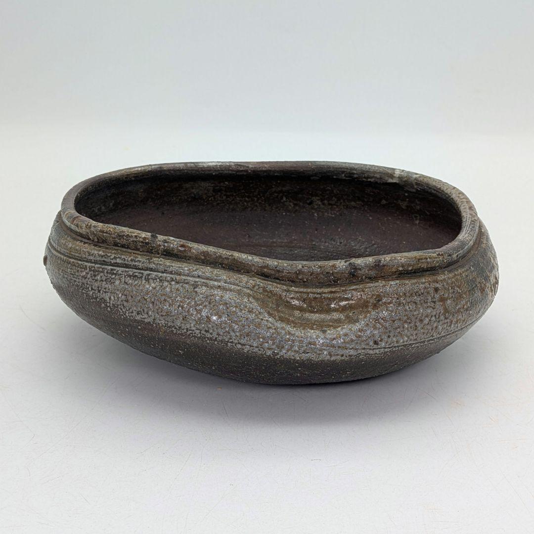 真作保証】人間国宝 金重陶陽 備前灰器 晃介識箱 備前焼 抹茶道具 茶器