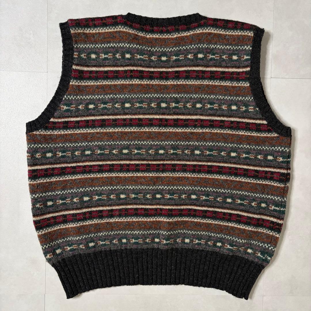 希少・超美品】RRL 三ツ星タグ 90s フェアアイル柄 ニット ベスト L