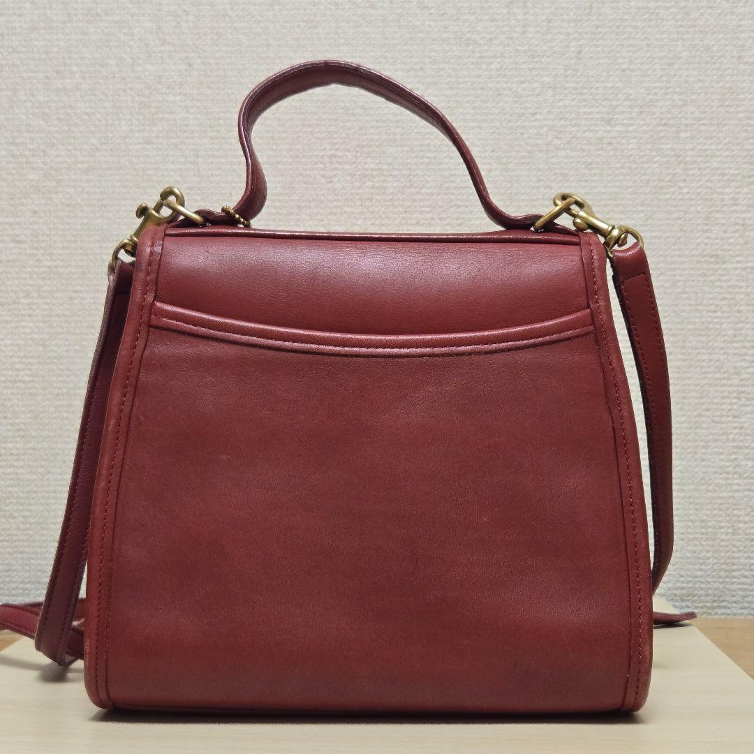 オールドコーチ 9985 ターンロック トップハンドル ハンドバッグ