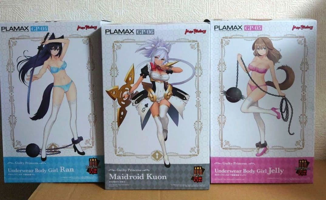 プラマックス ギルティプリンセス クオン＆ラン＆ジェリー プラモシリーズ「ギルティプリンセス」より、ランとジェリーが今度は