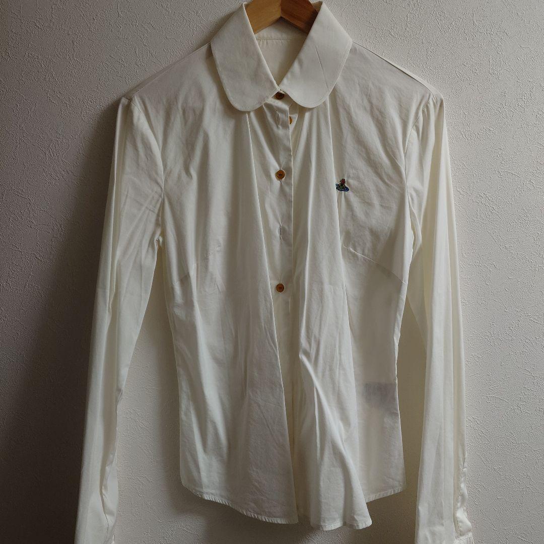ヴィヴィアンウエストウッド ホワイト 長袖シャツ