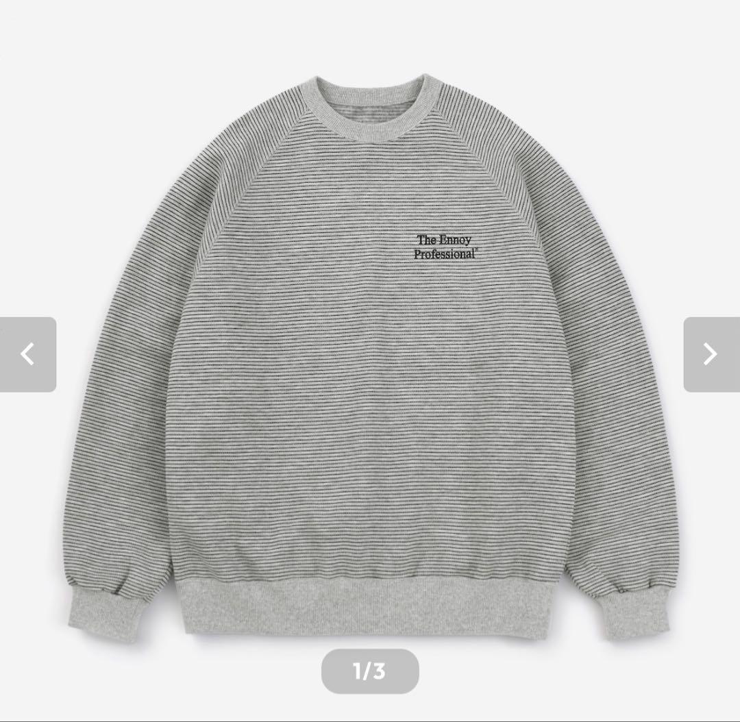 ENNOY Border Crew Neck Sweat 