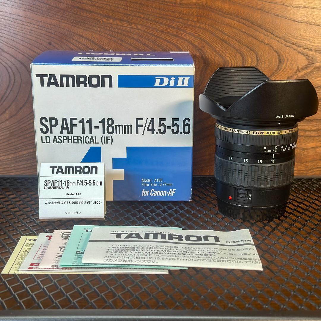 TAMRON タムロンSP AF11-18 F4.5-5.6 Di II LD