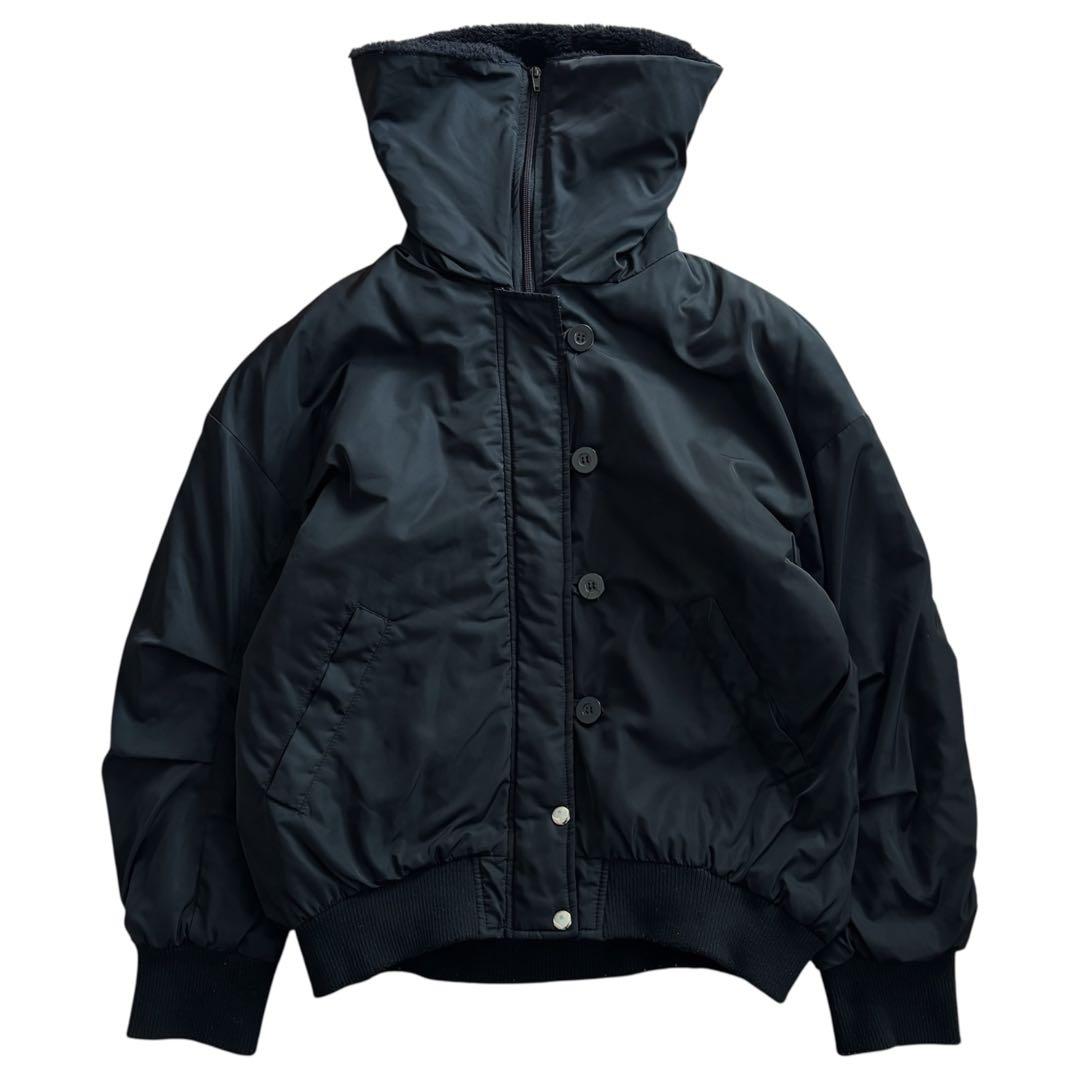 グランジ y2k 平成ギャル パンクロック N-2Bフェイクファー ミリタリー