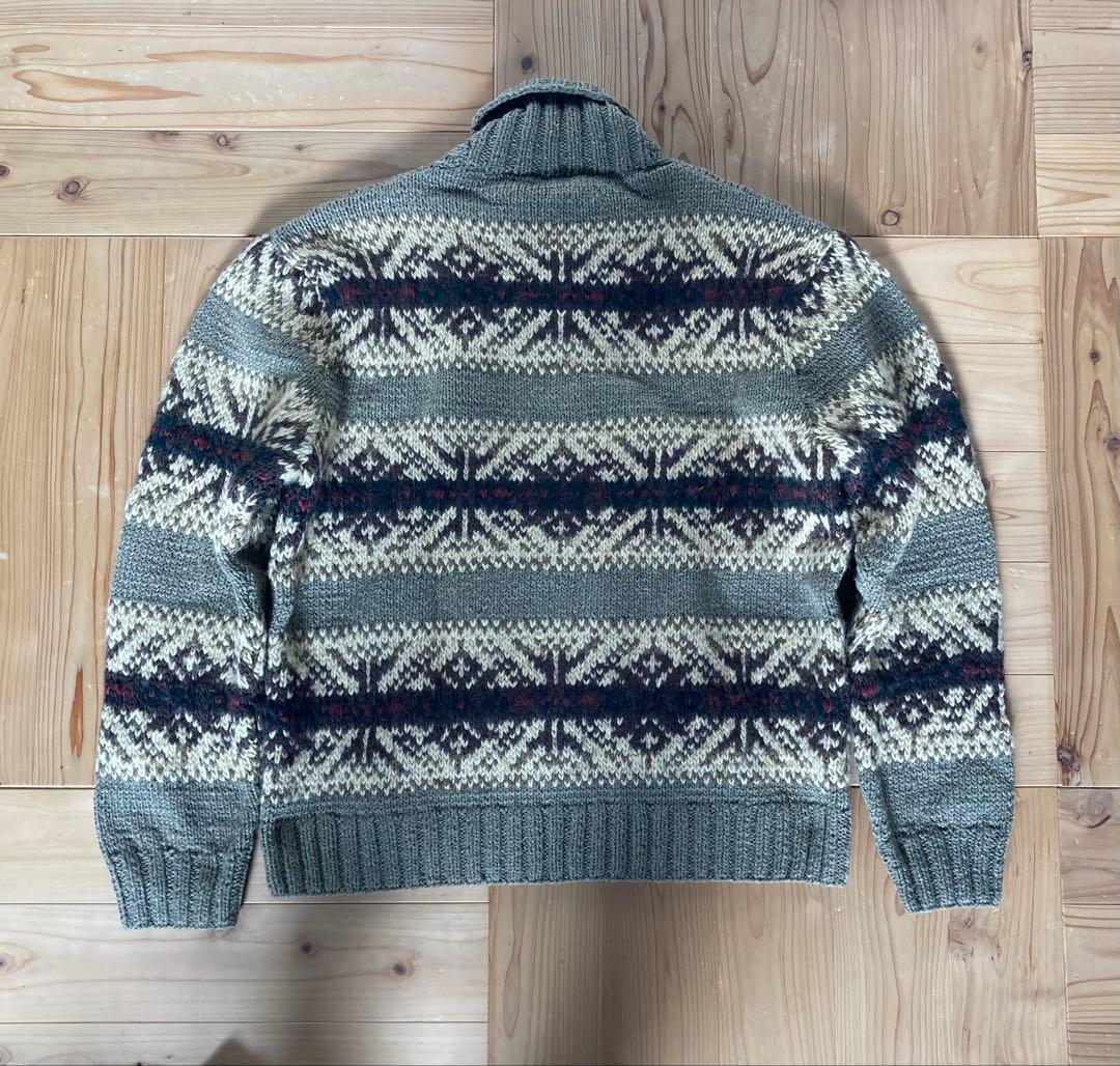 Ralph Lauren ラルフ L ハンドニット カウチン ネイティブ90s 90s POLO