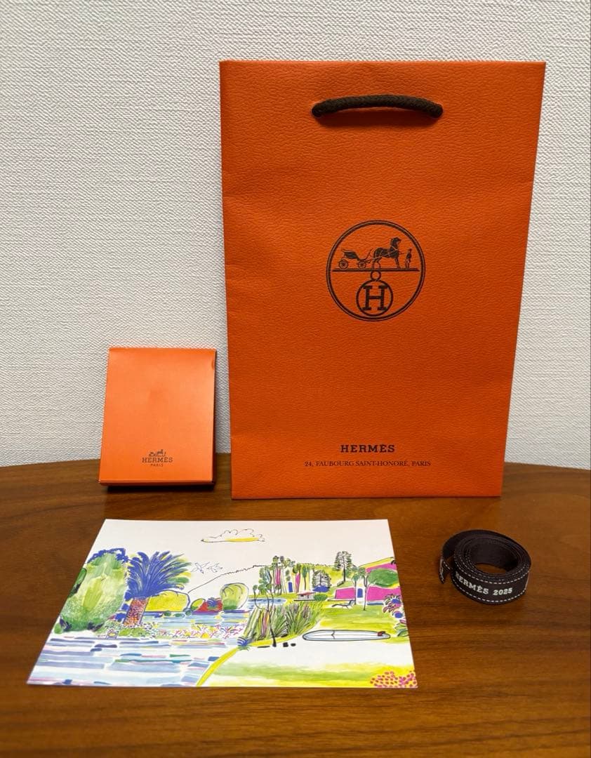 HERMES ショッパー、ケース、ポストカード、リボン - メルカリ