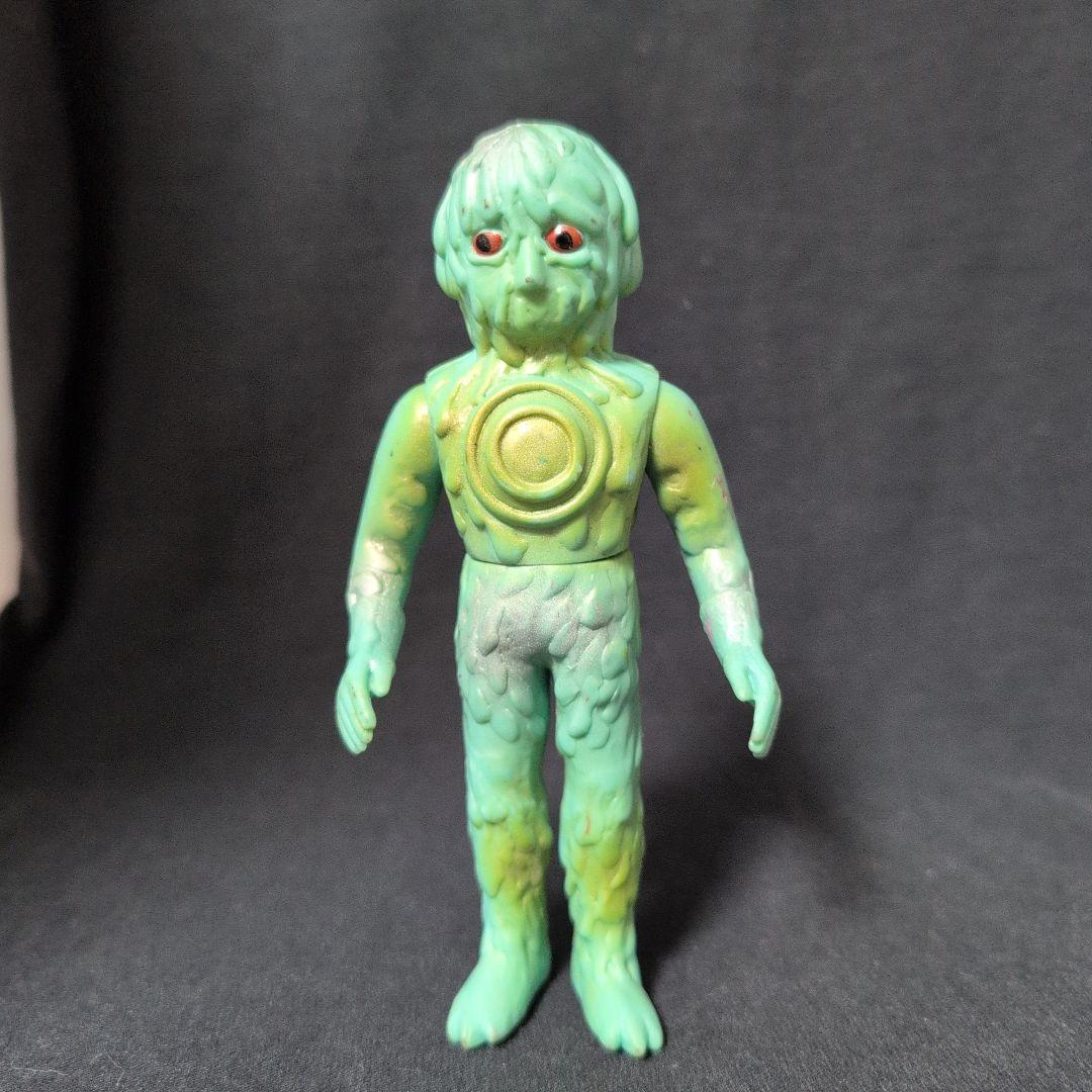 昭和レトロ　当時物　鉄人タイガーセブン　オイル原人　ソフビ　ジャンク Yahoo!オークション - 5 / 鉄人タイガーセブン オイル原人 ピープロ ブ