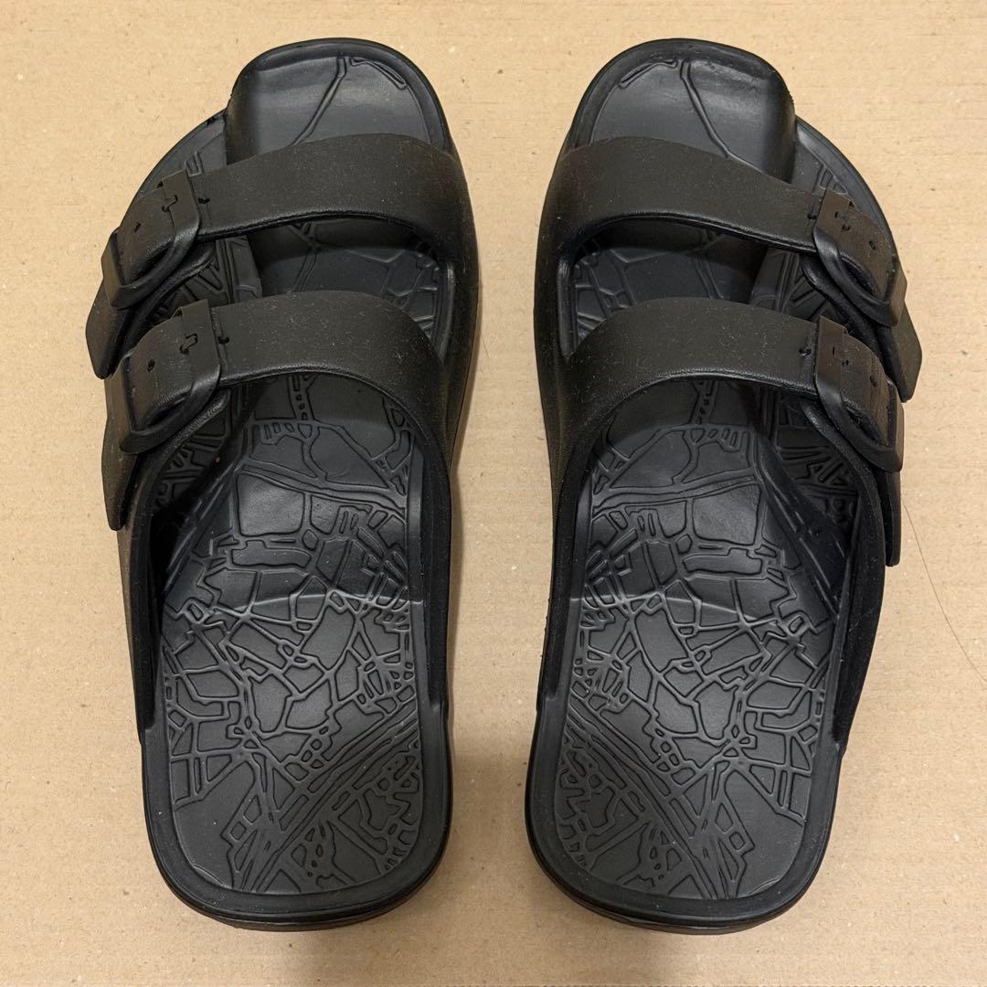 ラクバキ racbaki イージーサンダル ラップ ブラック Sサイズ イージーサンダル ラップ ブラック | Racbaki