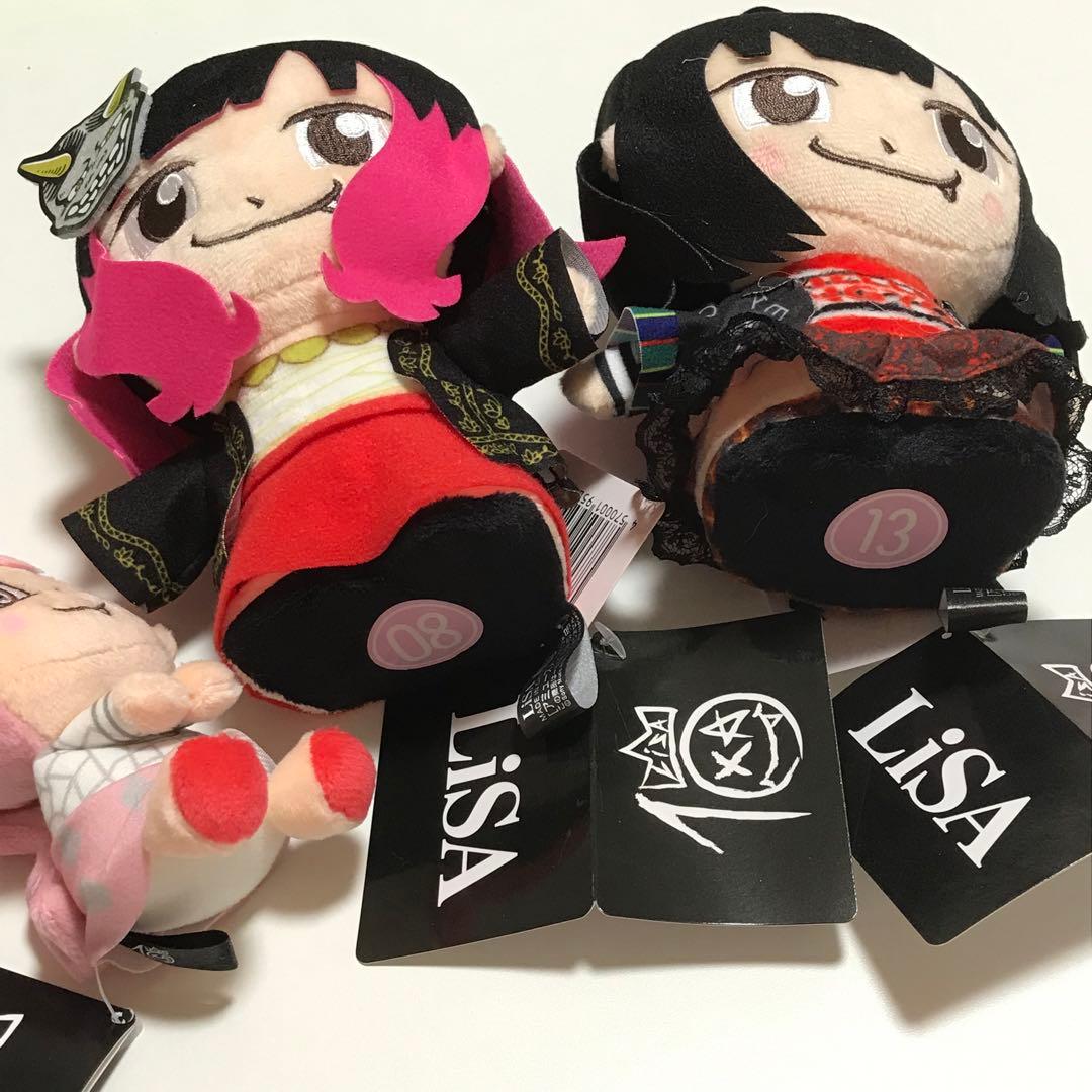 未使用】LiSA ぬいぐるみ 3点セット - メルカリ