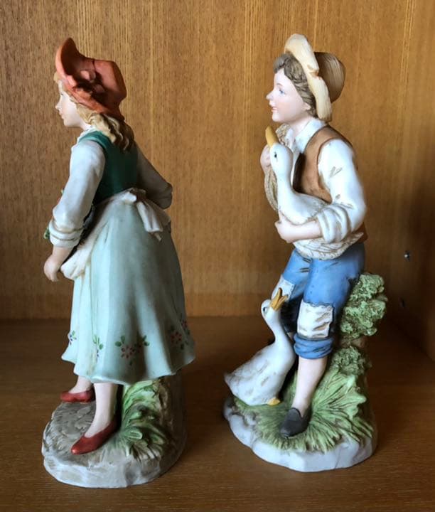 磁器人形　フィギュア　瀬戸ノベルティ　収穫