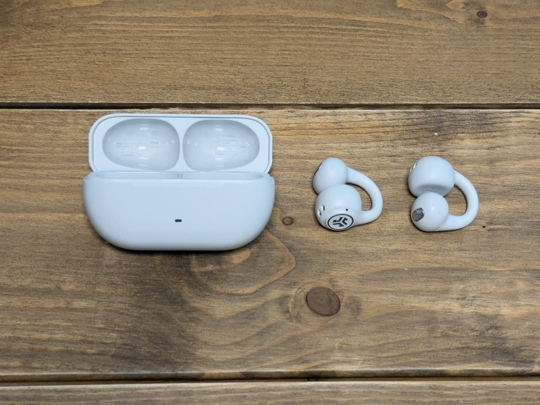 イヤホン JLab Flex Open Earbuds Cloud White JLAB AUDIO JLAB FLEX OPEN EARBUDS Cloud White ワイヤレスイヤホン