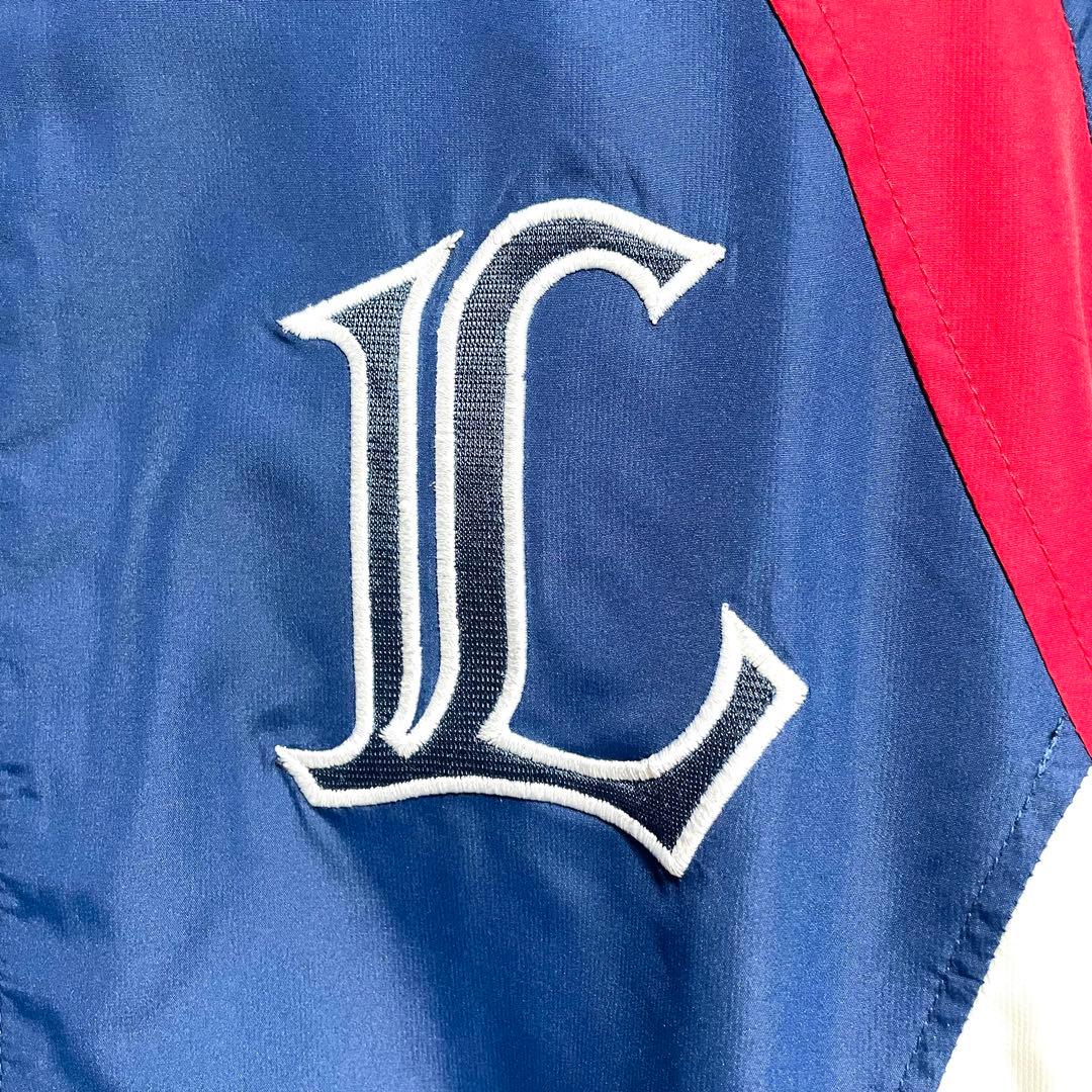 美品 埼玉西武ライオンズ ブルゾン 刺繍 Lサイズ グラウンドコート